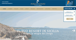 Desktop Screenshot of hotelperladelgolfo.it