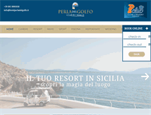 Tablet Screenshot of hotelperladelgolfo.it